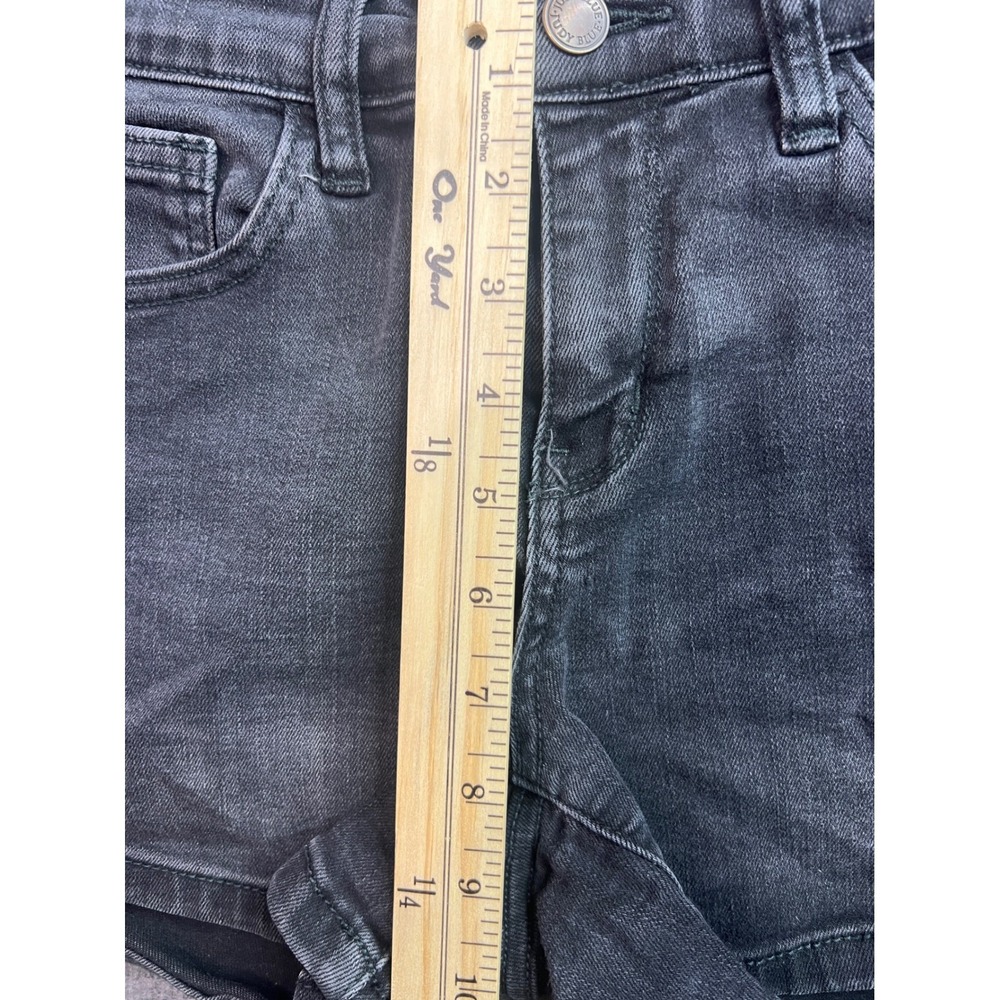 Judy Blue Women's High Rise Denim Shorts Black Size Medium - Picture 8 of 10
